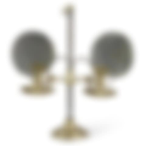 A Rare Paktong Two-Light Library Lamp (preview)
