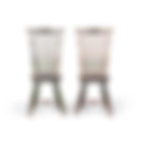 A Pair of Federal Fan-Back Windsor Side Chairs, Massachusetts (preview)