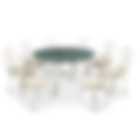 A suite of directoire style grey-painted and parcel-gilt metal furniture (preview)