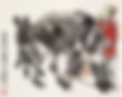 GIRL HERDING DONKEY (preview)