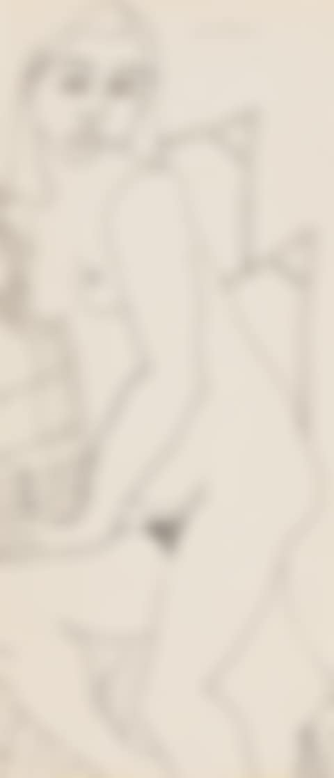 Seated Nude on a Bench (preview)
