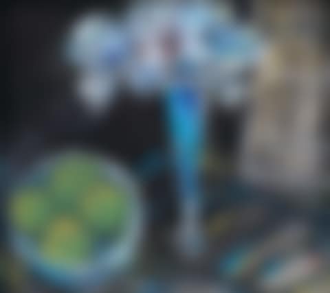 FLOWERS IN THE BLUE VASE (preview)