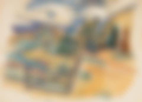 Three watercolor landscape studies (preview)