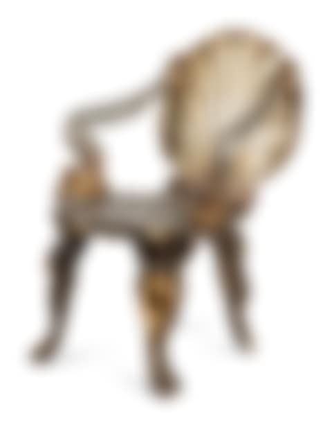 A Painted and Parcel Gilt "Grotto" Armchair (preview)