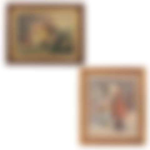 Untitled (Still life with vase and chrysanthemums and still life with copper teapot) (preview)