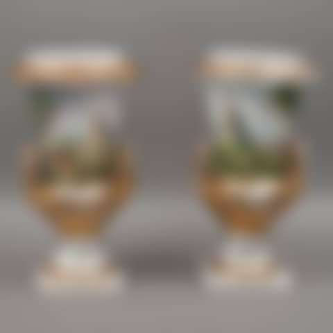 PAIR OF VASES; Sealed CARBET (preview)