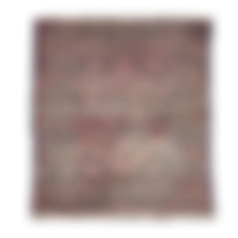 "20th century wool and cotton rug with vegetal, floral, organic, and geometric elements" (preview)