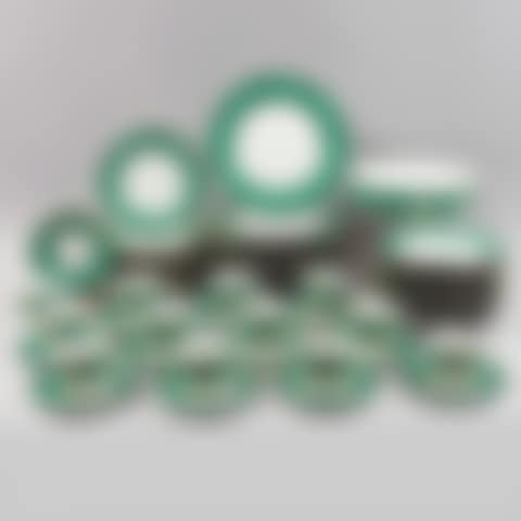 Dinnerware set; "Imperial malachite" model (preview)