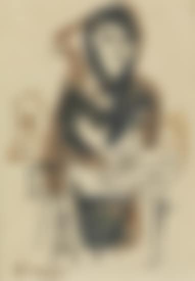 Woman at Table (preview)