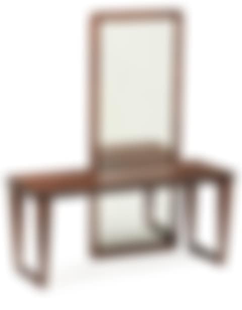 A rosewood hall set comprising bench and mirror (preview)