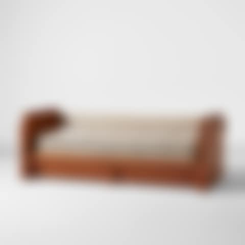 Unique bed, from the apartment of Charlotte Perriand, rue Las-Cases, Paris (preview)
