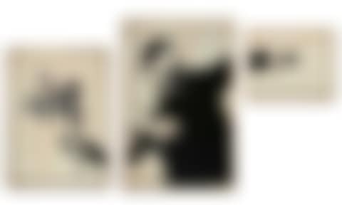 Flower Thrower Triptych (Grey) (preview)