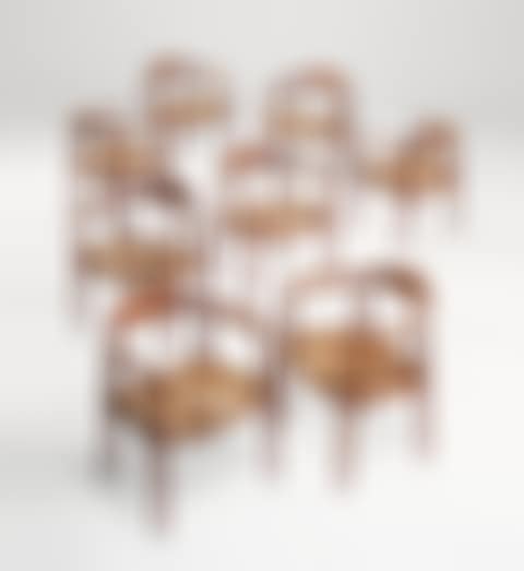 Set of eight "The Chair" Armchairs, model no. JH501 (preview)