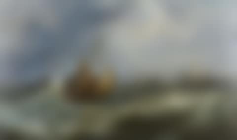 Freshening Gale, Scarboro; Fishing Boats Returning to Harbour (preview)