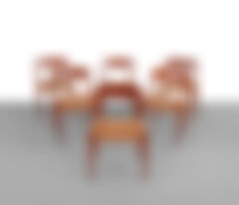 A set of six model 75 teak dining chairs (preview)