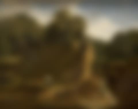 Waterfall, with Fisherman at Salmon Pool (preview)