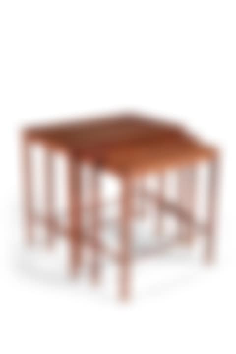 A 1960s teak nest of tables (preview)