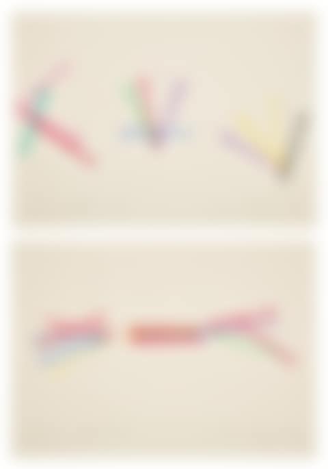 Two works: (i) Drawing #30 for Time Flowers; (ii) Drawing #31 for Time Flowers (preview)