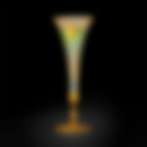 Decorated Trumpet Vase on Stand (preview)