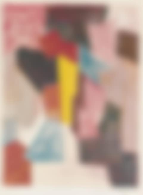 Composition rouge, carmin et jaune (preview)
