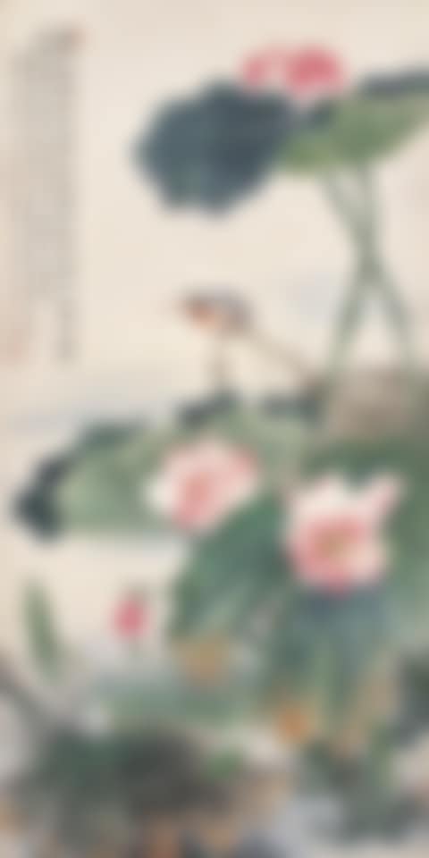 BIRD IN LOTUS POND (preview)