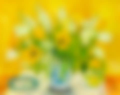 Les tulipes jaunes et blanches (Yellow and White Tulips) (preview)