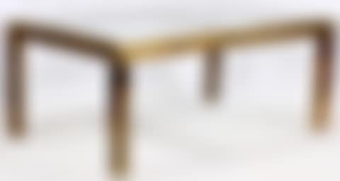 BRASS & GLASS THREE PART DINING TABLE (preview)