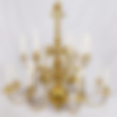 ANTIQUE DUTCH BRASS MANSION CHANDELIER (preview)