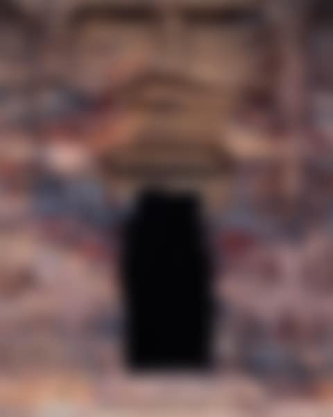 Door in Façade of Tomb el-Hubta, Necropolis Area Petra, Jordan (preview)
