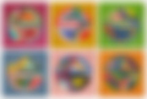 Sinjerli Variations Squared with Colored Grounds (see Axsom 129-134) (preview)