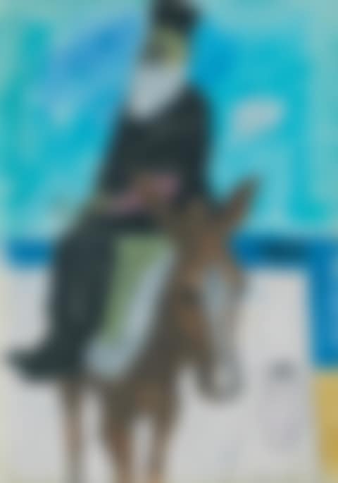 Priest on a donkey (preview)