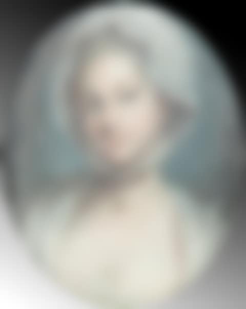 Young girl with a cotton bonnet (preview)