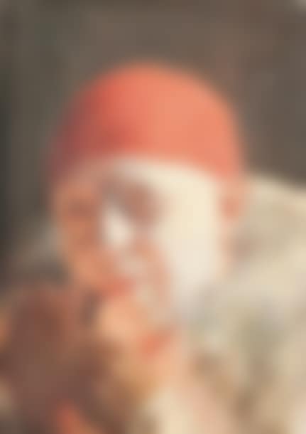Self-portrait as a clown lighting his pipe (preview)