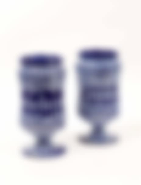 Pair of pill pots called cannon pots in earthenware (preview)