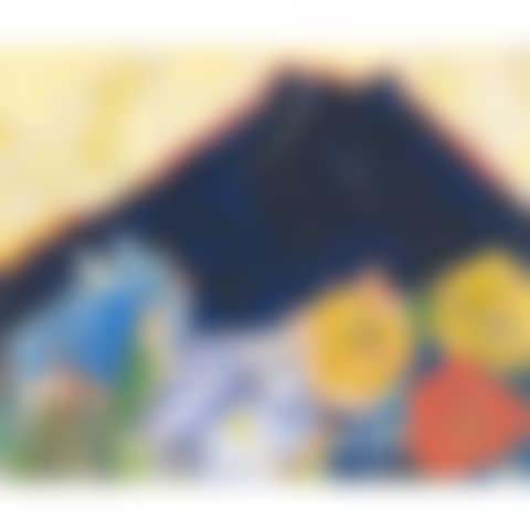 OFFERING FLOWERS TO MOUNT FUJI (preview)