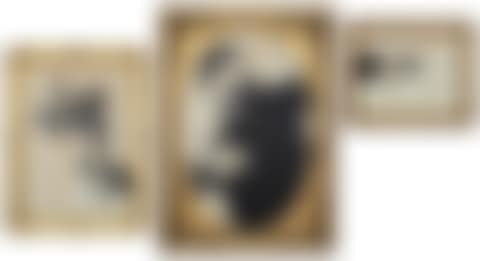 Flower Thrower Triptych (Grey) (preview)