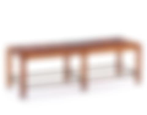 Oak bench with brass bars (preview)