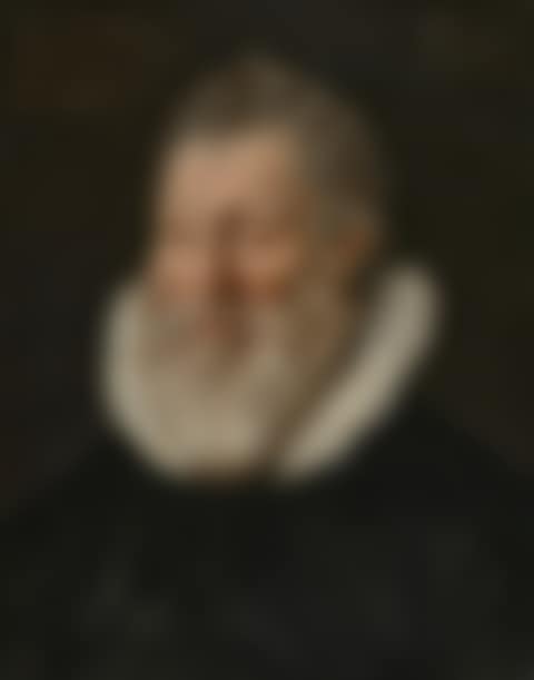 Portrait of John Cotton (1547-1635), of Steeple Gidding, near Huntingdon, aged 78, bust-length in a black coat and white ruff (preview)