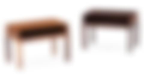 A pair of rosewood sidetables with shelf (preview)