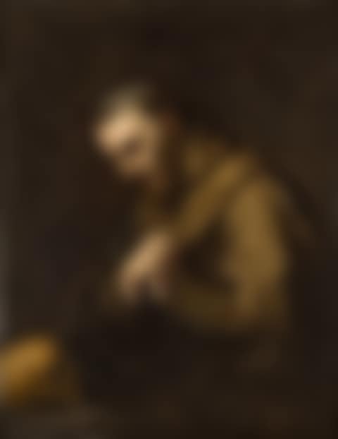 Saint Francis in meditation (preview)