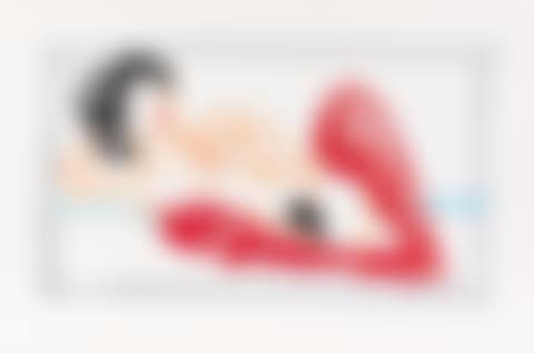 Fast Sketch Red Stocking Nude (preview)