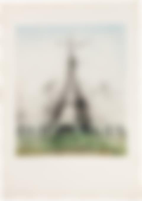 Paris Smiles ; Paris Smiles in Darkness ; Retroussage Eiffel Tower ; and; Eiffel Tower (Four Works) (preview)