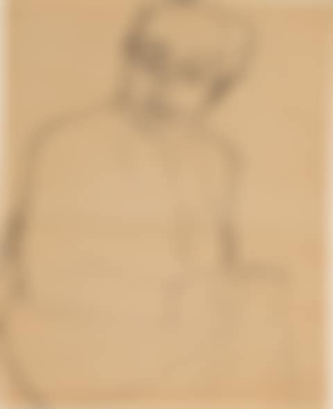 Untitled (Portrait of Seated Woman Holding a Cup) (preview)