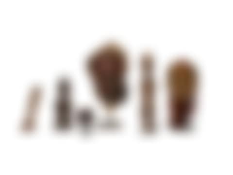 A GROUP OF AFRICAN CARVINGS (preview)
