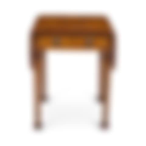 A George III Sabicu, Yew, Sycamore and Parquetry Pembroke Table (preview)