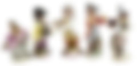 Five Meissen Porcelain Monkey Orchestra Figures (preview)
