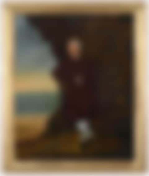 Portrait of a Gentleman; Full length, standing near a beach (preview)