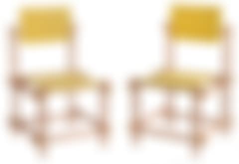 Pair of After Gerrit Rietveld "De Ligt" Beech Side Chairs (preview)