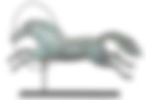 Jumping horse weathervane (preview)