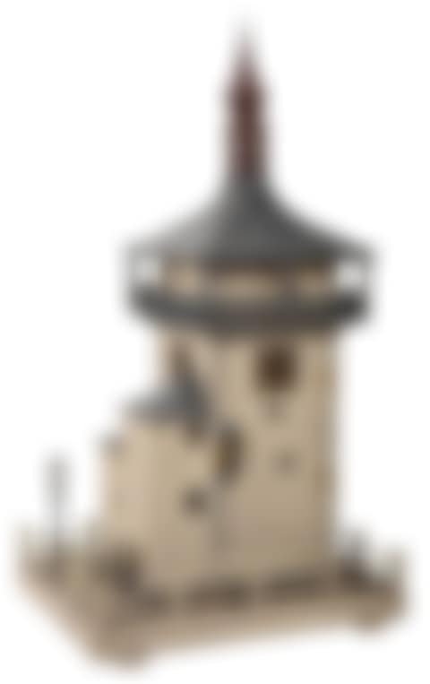 American Folk Art Clock Tower Diorama, Clock (preview)